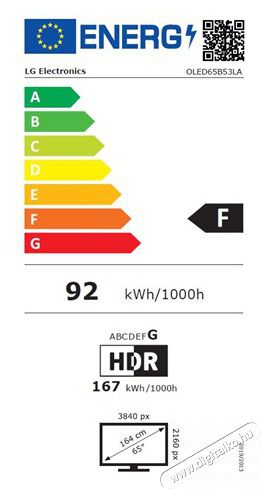 LG OLED65B53LA UHD SMART OLED TV Telev&iacute;zi&oacute;k - OLED telev&iacute;zi&oacute; - UHD 4K felbont&aacute;s&uacute; - 516812
