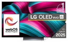 LG OLED65C52LA televízió, 164 cm, Smart, 4K Ultra HD, 100 Hz, F energiaosztály Televíziók - OLED televízió - UHD 4K felbontású - 531139