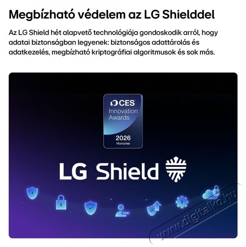 LG OLED55C61LA 55 colos OLED evo AI C6 4K Smart TV 2026 Telev&iacute;zi&oacute;k - OLED telev&iacute;zi&oacute; - UHD 4K felbont&aacute;s&uacute; - 540581