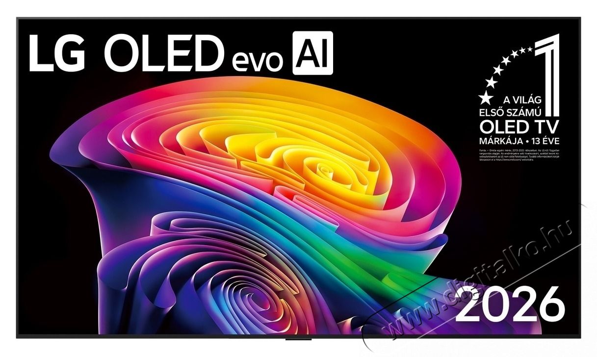 LG OLED77C61LA 77 colos OLED evo AI C6 4K Smart TV 2026 Telev&iacute;zi&oacute;k - OLED telev&iacute;zi&oacute; - UHD 4K felbont&aacute;s&uacute; - 540598