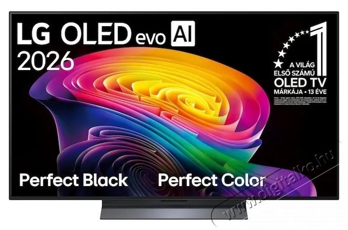 LG OLED48C61LA 48 colos OLED evo AI C6 4K Smart TV 2026 Telev&iacute;zi&oacute;k - OLED telev&iacute;zi&oacute; - UHD 4K felbont&aacute;s&uacute; - 540608