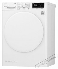 LG RH80V3AV0N hőszivattyús szárítógép Háztartás / Otthon / Kültér - Mosógép / szárítógép - Szárítógép - 374022