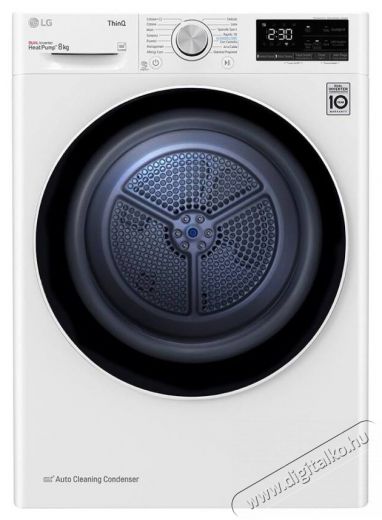 LG RH80V3AV6N hőszivattyús szárítógép Háztartás / Otthon / Kültér - Mosógép / szárítógép - Szárítógép - 374020