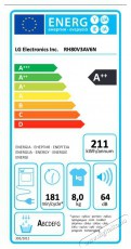 LG RH80V3AV6N hőszivattyús szárítógép Háztartás / Otthon / Kültér - Mosógép / szárítógép - Szárítógép - 374020