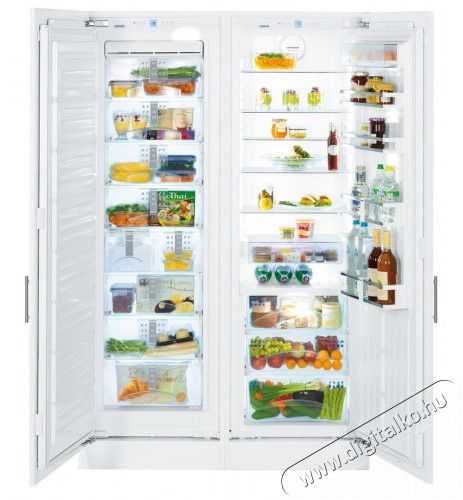 Liebherr SBS 70I4 (001) hűtőszekrény Konyhai termékek - Hűtő, fagyasztó (beépíthető) - Amerikai típusú Side By Side hűtő - 306001