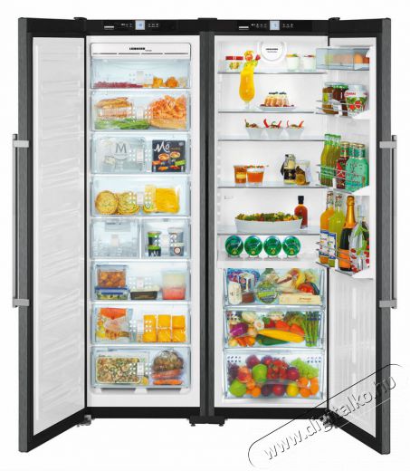 Liebherr SBSbs 7263 hűtőszekrény Konyhai termékek - Hűtő, fagyasztó (szabadonálló) - Amerikai típusú Side By Side hűtő - 306004