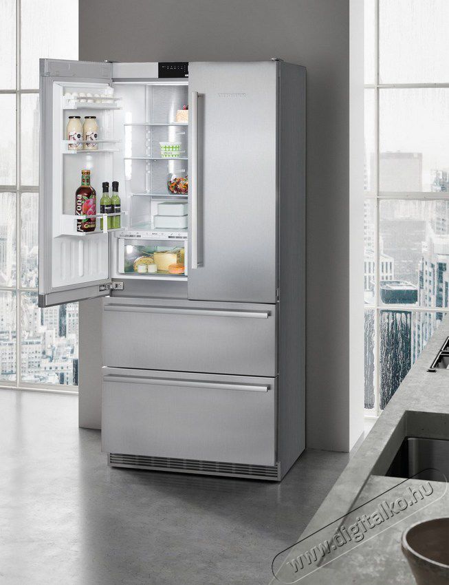 Liebherr CBNes 6256 PremiumPlus NoFrost kombinált hűtőszekrény Konyhai termékek - Hűtő, fagyasztó (szabadonálló) - Alulfagyasztós kombinált hűtő - 305773