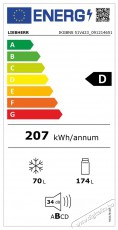 Liebherr IKGBNS 51Vd23 Konyhai termékek - Hűtő, fagyasztó (beépíthető) - Alulfagyasztós kombinált hűtő - 494804