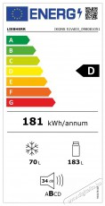Liebherr IKGNS 51Vd03 Konyhai termékek - Hűtő, fagyasztó (beépíthető) - Alulfagyasztós kombinált hűtő - 494805