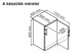 Liebherr FKvesf 1805 egyajtós hűtőszekrény Konyhai termékek - Hűtő, fagyasztó (szabadonálló) - Egyajtós hűtő - 359936