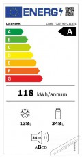 Liebherr CNsfa 7723 Plus NoFrost Hűtő-fagyaszt&oacute; kombin&aacute;ci&oacute; EasyFresh &eacute;s NoFrost funkci&oacute;kkal Konyhai term&eacute;kek - Hűtő, fagyaszt&oacute; (szabadon&aacute;ll&oacute;) - Alulfagyaszt&oacute;s kombin&aacute;lt hűtő - 530906