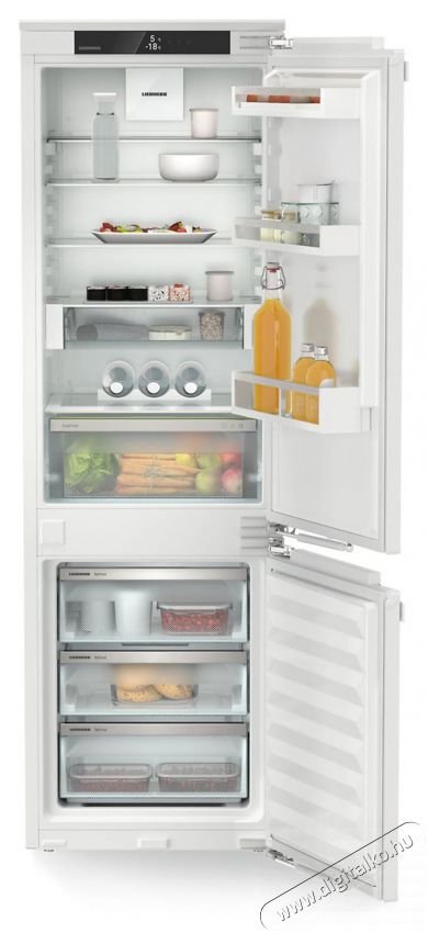 Liebherr ICNb 5123 Plus NoFrost Be&eacute;p&iacute;thető hűtő-fagyaszt&oacute; kombin&aacute;ci&oacute; EasyFresh &eacute;s NoFrost funkci&oacute;kkal Konyhai term&eacute;kek - Hűtő, fagyaszt&oacute; (be&eacute;p&iacute;thető) - Alulfagyaszt&oacute;s kombin&aacute;lt hűtő - 530910