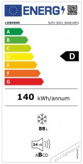 Liebherr SUFd 3603 Pure SmartFrost funkcióval pult alá történő beépítésre alkalmas fagyasztószekrény Konyhai termékek - Hűtő, fagyasztó (beépíthető) - Fagyasztószekrény - 530837