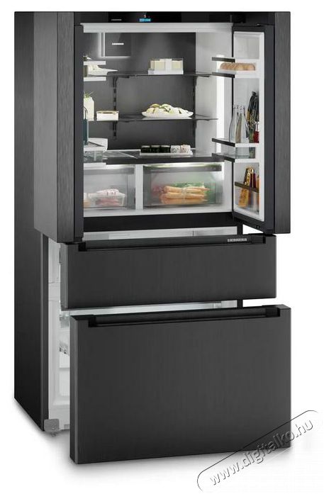 Liebherr MBbsdi 9556 Prime BioFresh NoFrost Francia ajt&oacute;s hűtő-fagyaszt&oacute; 2 fagyaszt&oacute;fi&oacute;kkal, IceMakerrel &eacute;s InfinitySpringgel Konyhai term&eacute;kek - Hűtő, fagyaszt&oacute; (szabadon&aacute;ll&oacute;) - Alulfagyaszt&oacute;s kombin&aacute;lt hűtő - 530892