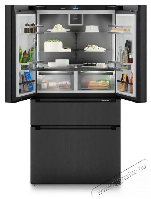 Liebherr MBbsdi 9556 Prime BioFresh NoFrost Francia ajt&oacute;s hűtő-fagyaszt&oacute; 2 fagyaszt&oacute;fi&oacute;kkal, IceMakerrel &eacute;s InfinitySpringgel Konyhai term&eacute;kek - Hűtő, fagyaszt&oacute; (szabadon&aacute;ll&oacute;) - Alulfagyaszt&oacute;s kombin&aacute;lt hűtő - 530892