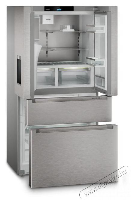 Liebherr MBsddi 9528 Plus BioFresh NoFrost Francia ajt&oacute;s hűtő-fagyaszt&oacute;szekr&eacute;ny 2 fagyaszt&oacute;fi&oacute;kkal, v&iacute;z- &eacute;s j&eacute;gkockaadagol&oacute;val Konyhai term&eacute;kek - Hűtő, fagyaszt&oacute; (szabadon&aacute;ll&oacute;) - Alulfagyaszt&oacute;s kombin&aacute;lt hűtő - 530896
