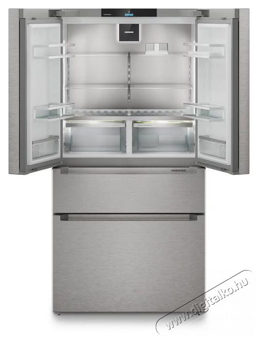 Liebherr MBsddi 9556 Prime BioFresh NoFrost Francia ajt&oacute;s hűtő-fagyaszt&oacute; 2 fagyaszt&oacute;fi&oacute;kkal, IceMakerrel &eacute;s InfinitySpringgel Konyhai term&eacute;kek - Hűtő, fagyaszt&oacute; (szabadon&aacute;ll&oacute;) - Alulfagyaszt&oacute;s kombin&aacute;lt hűtő - 530893