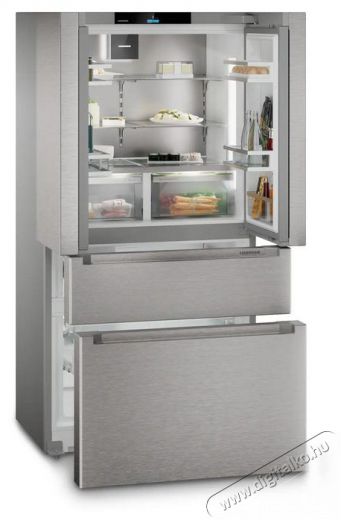 Liebherr MBsddi 9556 Prime BioFresh NoFrost Francia ajt&oacute;s hűtő-fagyaszt&oacute; 2 fagyaszt&oacute;fi&oacute;kkal, IceMakerrel &eacute;s InfinitySpringgel Konyhai term&eacute;kek - Hűtő, fagyaszt&oacute; (szabadon&aacute;ll&oacute;) - Alulfagyaszt&oacute;s kombin&aacute;lt hűtő - 530893