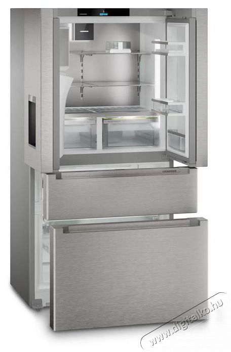 Liebherr MBsddi 9558 Prime BioFresh NoFrost Francia ajt&oacute;s hűtő-fagyaszt&oacute;szekr&eacute;ny 2 fagyaszt&oacute;fi&oacute;kkal, v&iacute;z- &eacute;s j&eacute;gkockaadagol&oacute;val Konyhai term&eacute;kek - Hűtő, fagyaszt&oacute; (szabadon&aacute;ll&oacute;) - Alulfagyaszt&oacute;s kombin&aacute;lt hűtő - 530891