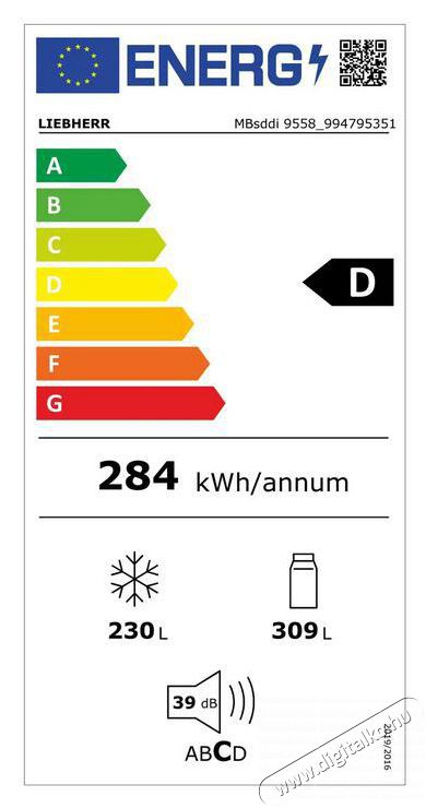 Liebherr MBsddi 9558 Prime BioFresh NoFrost Francia ajt&oacute;s hűtő-fagyaszt&oacute;szekr&eacute;ny 2 fagyaszt&oacute;fi&oacute;kkal, v&iacute;z- &eacute;s j&eacute;gkockaadagol&oacute;val Konyhai term&eacute;kek - Hűtő, fagyaszt&oacute; (szabadon&aacute;ll&oacute;) - Alulfagyaszt&oacute;s kombin&aacute;lt hűtő - 530891