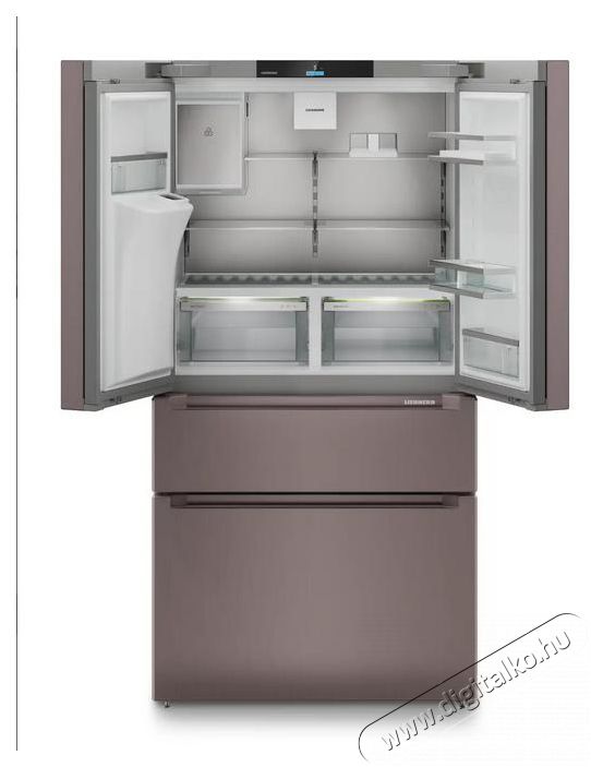 Liebherr MBtsdi 9528 Plus BioFresh NoFrost Francia ajt&oacute;s hűtő-fagyaszt&oacute;szekr&eacute;ny 2 fagyaszt&oacute;fi&oacute;kkal, v&iacute;z- &eacute;s j&eacute;gkockaadagol&oacute;val Konyhai term&eacute;kek - Hűtő, fagyaszt&oacute; (szabadon&aacute;ll&oacute;) - Alulfagyaszt&oacute;s kombin&aacute;lt hűtő - 530895