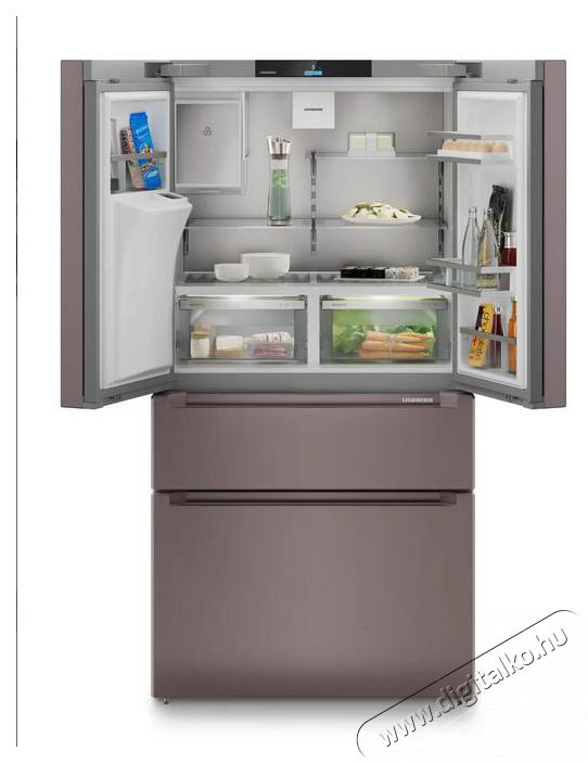 Liebherr MBtsdi 9528 Plus BioFresh NoFrost Francia ajt&oacute;s hűtő-fagyaszt&oacute;szekr&eacute;ny 2 fagyaszt&oacute;fi&oacute;kkal, v&iacute;z- &eacute;s j&eacute;gkockaadagol&oacute;val Konyhai term&eacute;kek - Hűtő, fagyaszt&oacute; (szabadon&aacute;ll&oacute;) - Alulfagyaszt&oacute;s kombin&aacute;lt hűtő - 530895