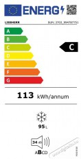 Liebherr SUFc 3703 Pure SmartFrost funkcióval pult alá történő beépítésre alkalmas fagyasztószekrény Konyhai termékek - Hűtő, fagyasztó (beépíthető) - Fagyasztószekrény - 530923