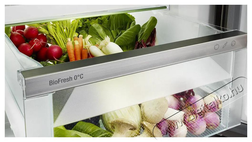 Liebherr MBbsdi 9024 Plus BioFresh NoFrost 4 ajt&oacute;s francia ajt&oacute;s hűtő-fagyaszt&oacute; j&eacute;gk&eacute;sz&iacute;tővel Konyhai term&eacute;kek - Hűtő, fagyaszt&oacute; (szabadon&aacute;ll&oacute;) - Alulfagyaszt&oacute;s kombin&aacute;lt hűtő - 530900