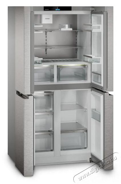 Liebherr MBsddi 9024 Plus BioFresh NoFrost 4 ajt&oacute;s francia ajt&oacute;s hűtő-fagyaszt&oacute; j&eacute;gk&eacute;sz&iacute;tővel Konyhai term&eacute;kek - Hűtő, fagyaszt&oacute; (szabadon&aacute;ll&oacute;) - Alulfagyaszt&oacute;s kombin&aacute;lt hűtő - 530902