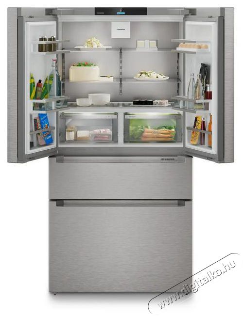 Liebherr MBsddi 9524 Plus BioFresh NoFrost Francia ajt&oacute;s hűtő-fagyaszt&oacute; 2 fagyaszt&oacute;fi&oacute;kkal &eacute;s IceMakerrel Konyhai term&eacute;kek - Hűtő, fagyaszt&oacute; (szabadon&aacute;ll&oacute;) - Alulfagyaszt&oacute;s kombin&aacute;lt hűtő - 530897