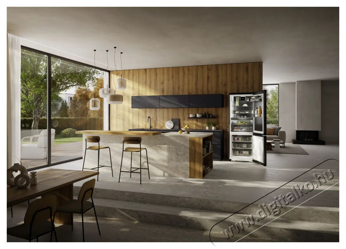 Liebherr CBNbsc 778i Konyhai term&eacute;kek - Hűtő, fagyaszt&oacute; (szabadon&aacute;ll&oacute;) - Alulfagyaszt&oacute;s kombin&aacute;lt hűtő - 494595