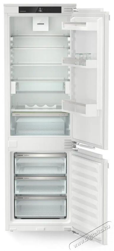 Liebherr ICc 5123 Konyhai term&eacute;kek - Hűtő, fagyaszt&oacute; (szabadon&aacute;ll&oacute;) - Alulfagyaszt&oacute;s kombin&aacute;lt hűtő - 494694