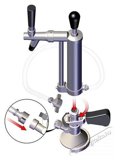 LINDR Party s&ouml;rcsap, k&eacute;zi szivatty&uacute;s Konyhai term&eacute;kek - Egy&eacute;b / Konyhai kieg&eacute;sz&iacute;tő - 525230