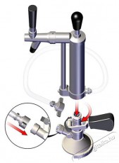 LINDR Party s&ouml;rcsap, k&eacute;zi szivatty&uacute;s Konyhai term&eacute;kek - Egy&eacute;b / Konyhai kieg&eacute;sz&iacute;tő - 525230