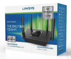Linksys EA8300 Max-Stream AC2200 Tri-Band Wi-Fi Router Iroda és számítástechnika - Hálózat - Router - 334422