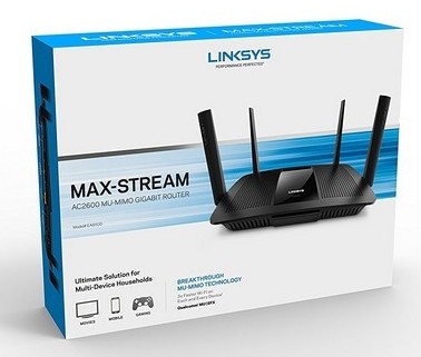 Linksys EA8500 Max-Stream AC2600 MU-MIMO vezeték nélküli Gigabit Router Iroda és számítástechnika - Hálózat - Router - 326030