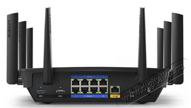 Linksys EA9500 Tri-Band AC5400 MU-MIMO Smart vezeték nélküli Gigabit Router Iroda és számítástechnika - Hálózat - Router - 326031