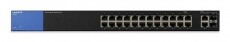 Linksys SMB LGS326 24port (+2 combo RJ45/SFP) GbE LAN Smart menedzselhető Switch Iroda és számítástechnika - Hálózat - Switch - 326059
