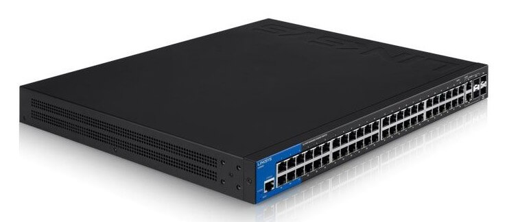 Linksys SMB LGS552 48port GbE LAN 2port GbE combo RJ45/SFP és 2port 10GbE SFP+ L2 menedzselhető Switch Iroda és számítástechnika - Hálózat - Switch - 326063