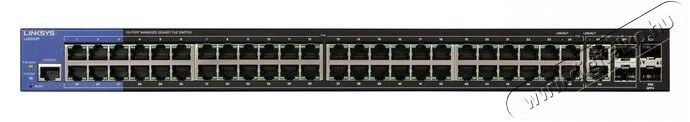 Linksys SMB LGS552P 48port POE+ GbE LAN 2port GbE combo RJ45/SFP és 2port 10GbE SFP+ L2 menedzselhető Switch Iroda és számítástechnika - Hálózat - Switch - 326064