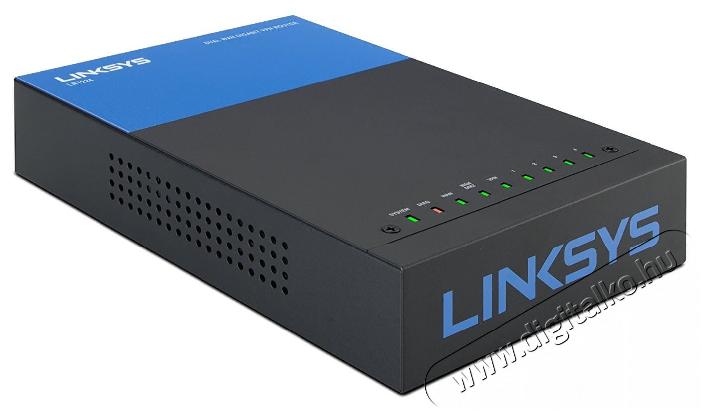 Linksys SMB LRT224 4port LAN 10/100/1000Mbps Dual WAN VPN Router Iroda és számítástechnika - Hálózat - Router - 326066
