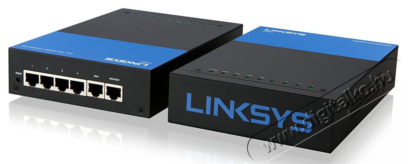 Linksys SMB LRT224 4port LAN 10/100/1000Mbps Dual WAN VPN Router Iroda és számítástechnika - Hálózat - Router - 326066