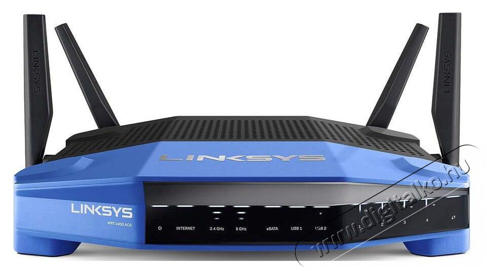 Linksys WRT1900ACS 1900Mbps vezeték nélküli Gigabit Smart Router Iroda és számítástechnika - Hálózat - Router - 326074