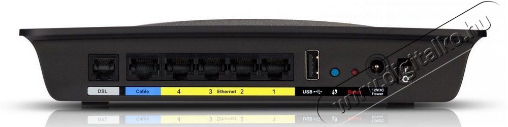 Linksys X3500 Wireless-N Concurrent Dual Band Gigabit Modem Router Iroda és számítástechnika - Hálózat - Router - 326079
