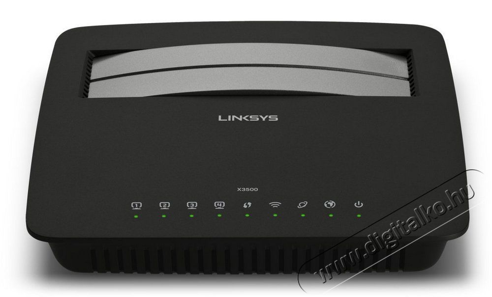 Linksys X3500 Wireless-N Concurrent Dual Band Gigabit Modem Router Iroda és számítástechnika - Hálózat - Router - 326079