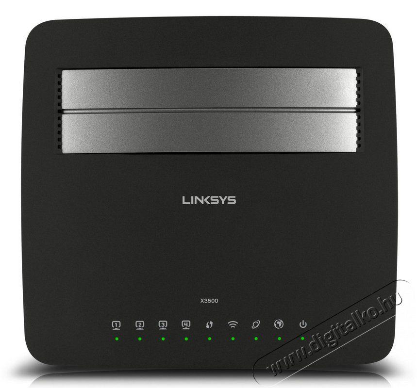 Linksys X3500 Wireless-N Concurrent Dual Band Gigabit Modem Router Iroda és számítástechnika - Hálózat - Router - 326079