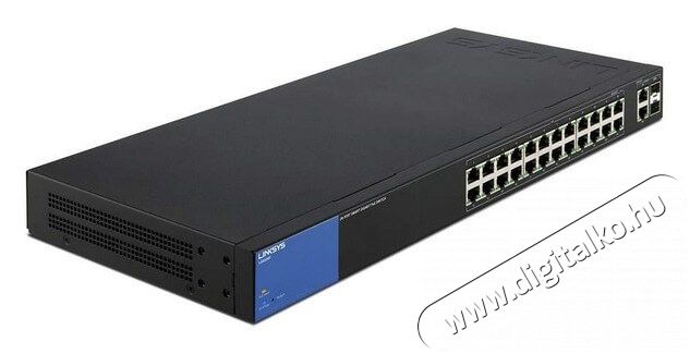 Linksys SMB LGS326P 24port (+2 combo RJ45/SFP) GbE LAN MAXPOE Menedzselhető Switch Iroda és számítástechnika - Hálózat - Switch - 326060