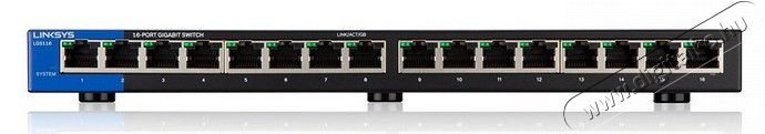 Linksys SMB LGS116 16port 10/100/1000Mbps LAN nem menedzselhető asztali Switch Iroda és számítástechnika - Hálózat - Switch - 326051