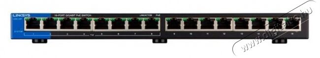 Linksys SMB LGS116P 16port POE+ 10/100/1000Mbps LAN nem menedzselhető asztali Switch Iroda és számítástechnika - Hálózat - Switch - 326052