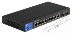 Linksys SMB LGS310MPC 8port POE+ GbE LAN +2 SFP Port Smart menedzselhető asztali Switch Iroda és számítástechnika - Hálózat - Switch - 396042